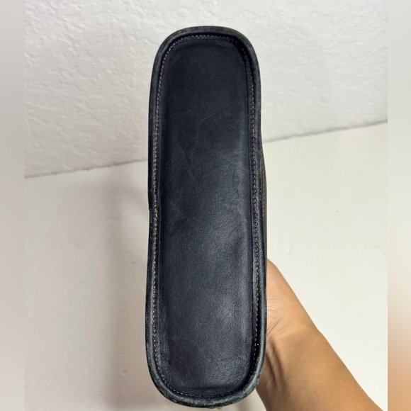 Old Coach 9311 Rare Made In USA Hand Bag Pouch Black Vintage - Picture 6 of 12